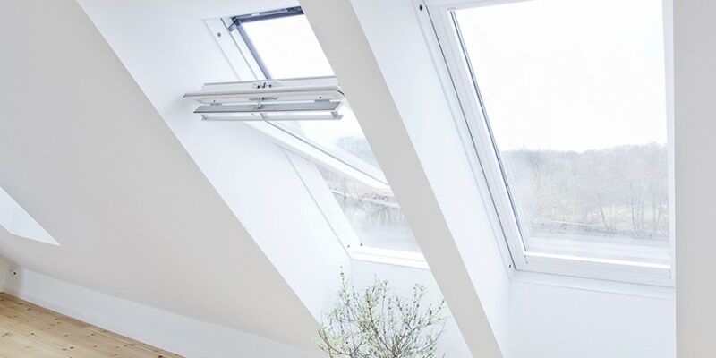 De nyetablerede ovenlysvinduer giver et fantastisk lys og kan anvendes som flugtvej.
